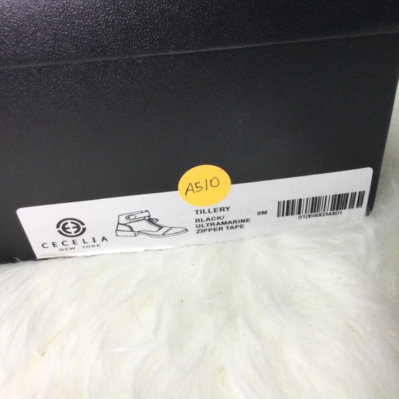 Cecelia New York Tillery Combat Bootie Black/UltraMarine - Size 9 - New In Box - Picture 9 of 12
